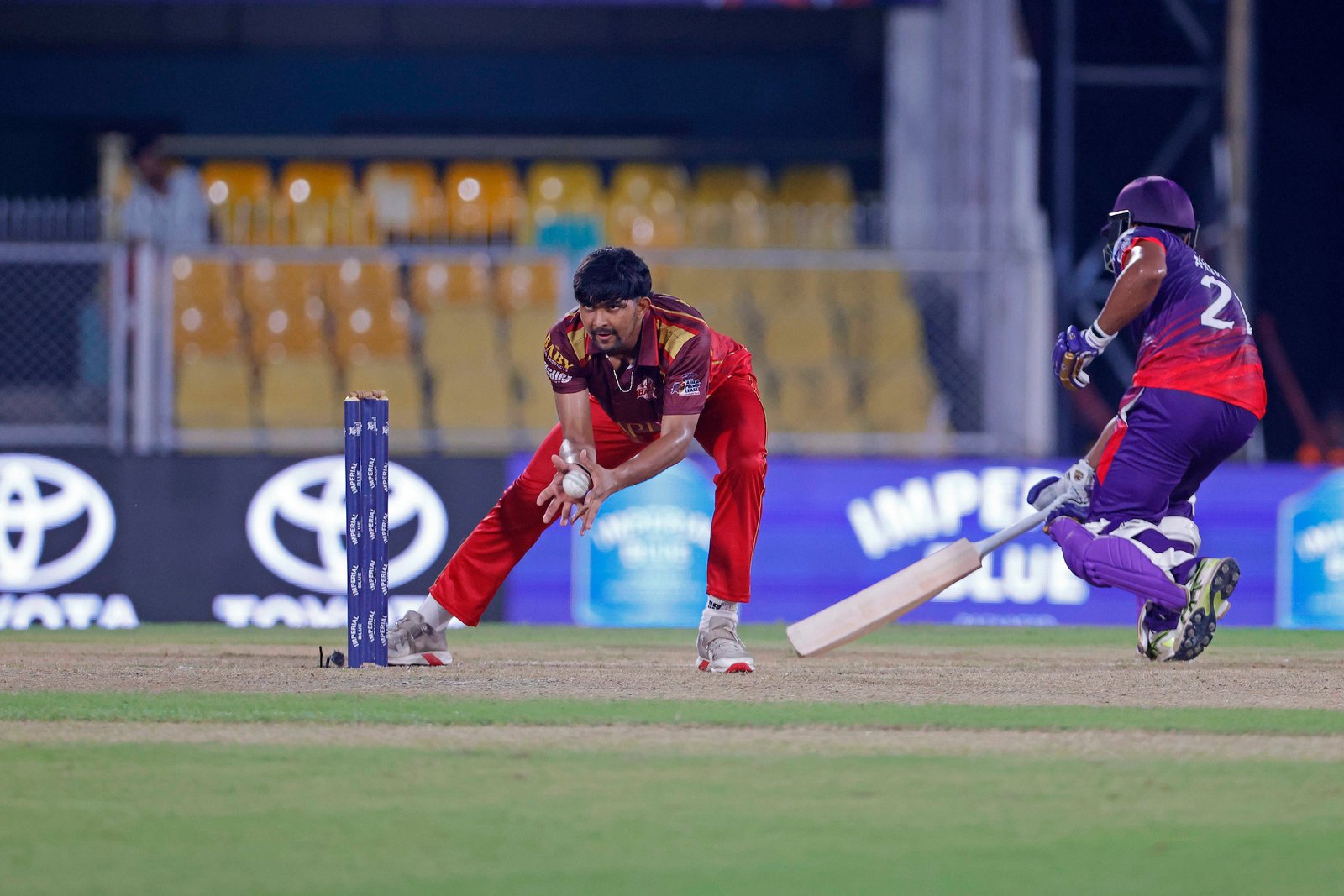 Harsh Kumar of team Barak Legends during Match 3 of the APL T20 between Barak Legends and Nagaon Rangers at ACA Stadium, Barsapara, Guwahati, India, on August 2, 2026.

Photo by R.Param / CREIMAS