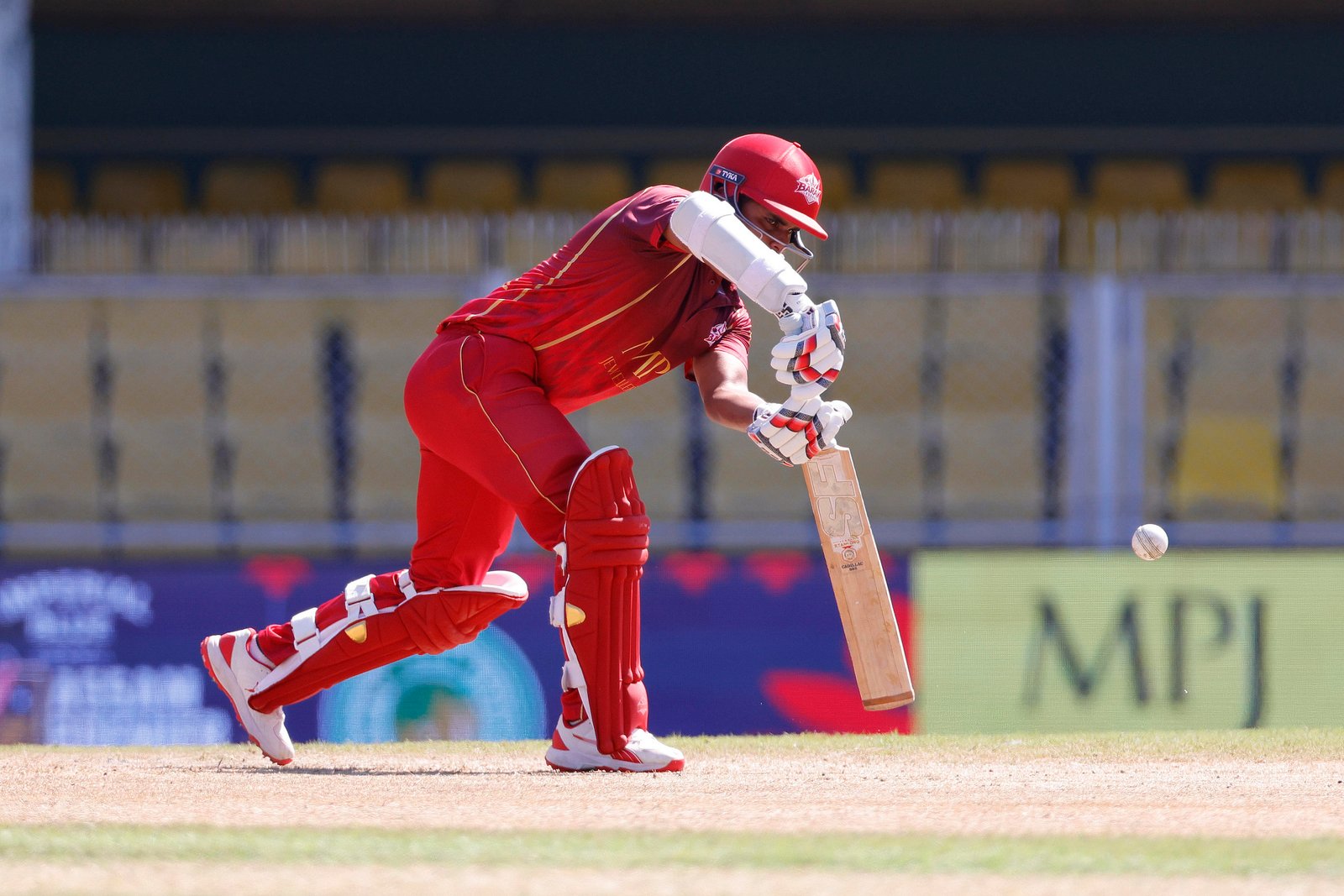 Bishal Saha of team Barak Legends batting during Match 11 of the APL T20 between Barak Legends and Jorhat Stallions at ACA Stadium, Barsapara, Guwahati, India, on August 6, 2026.

Photo by R.Param / CREIMAS