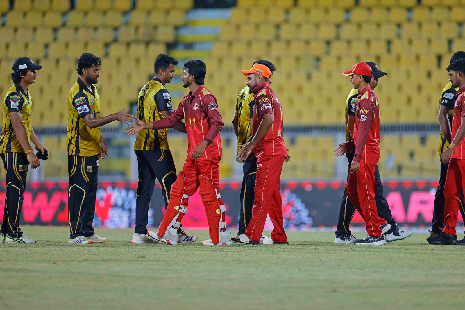 Team Barak Legends win the match by 8 wickets during Match 14 of the APL T20 between Charaideo Sunrisers and Barak Legends at ACA Stadium, Barsapara, Guwahati, India, on August 7, 2026.

Photo by R.Param / CREIMAS