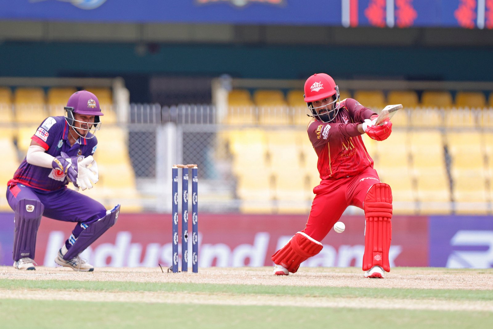 Aman Singh of team Barak Legends batting during Match 3 of the APL T20 between Barak Legends and Nagaon Rangers at ACA Stadium, Barsapara, Guwahati, India, on August 2, 2026.

Photo by R.Param / CREIMAS